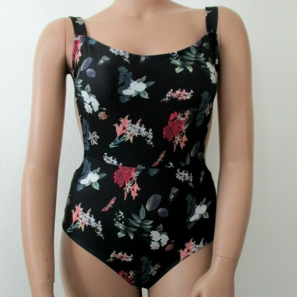 Plus Size XL fits 14 Floral Bathing Suit NWOT - Picture 2 of 4